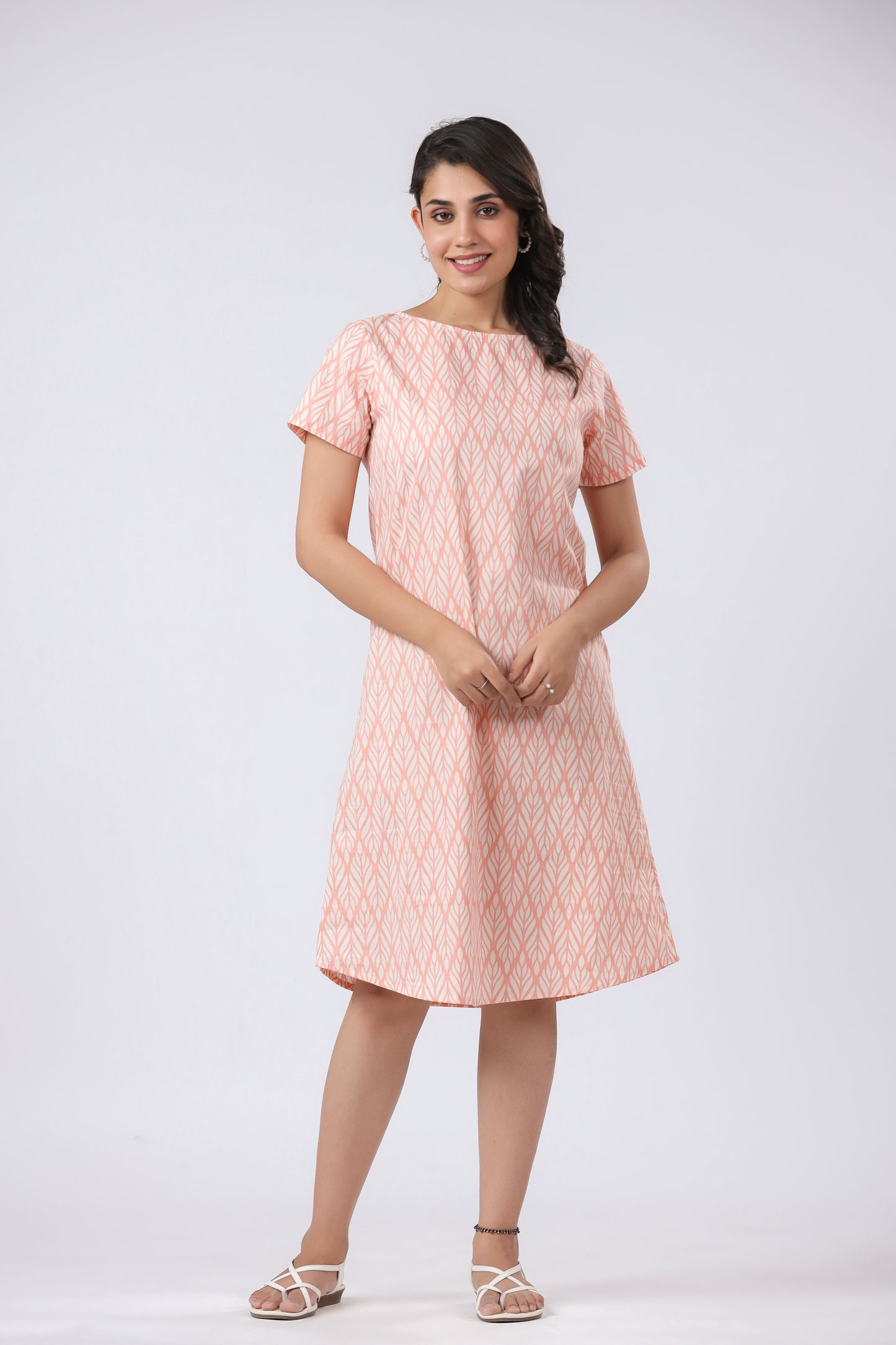 Sustainable BCI Cotton Peach Night Dress