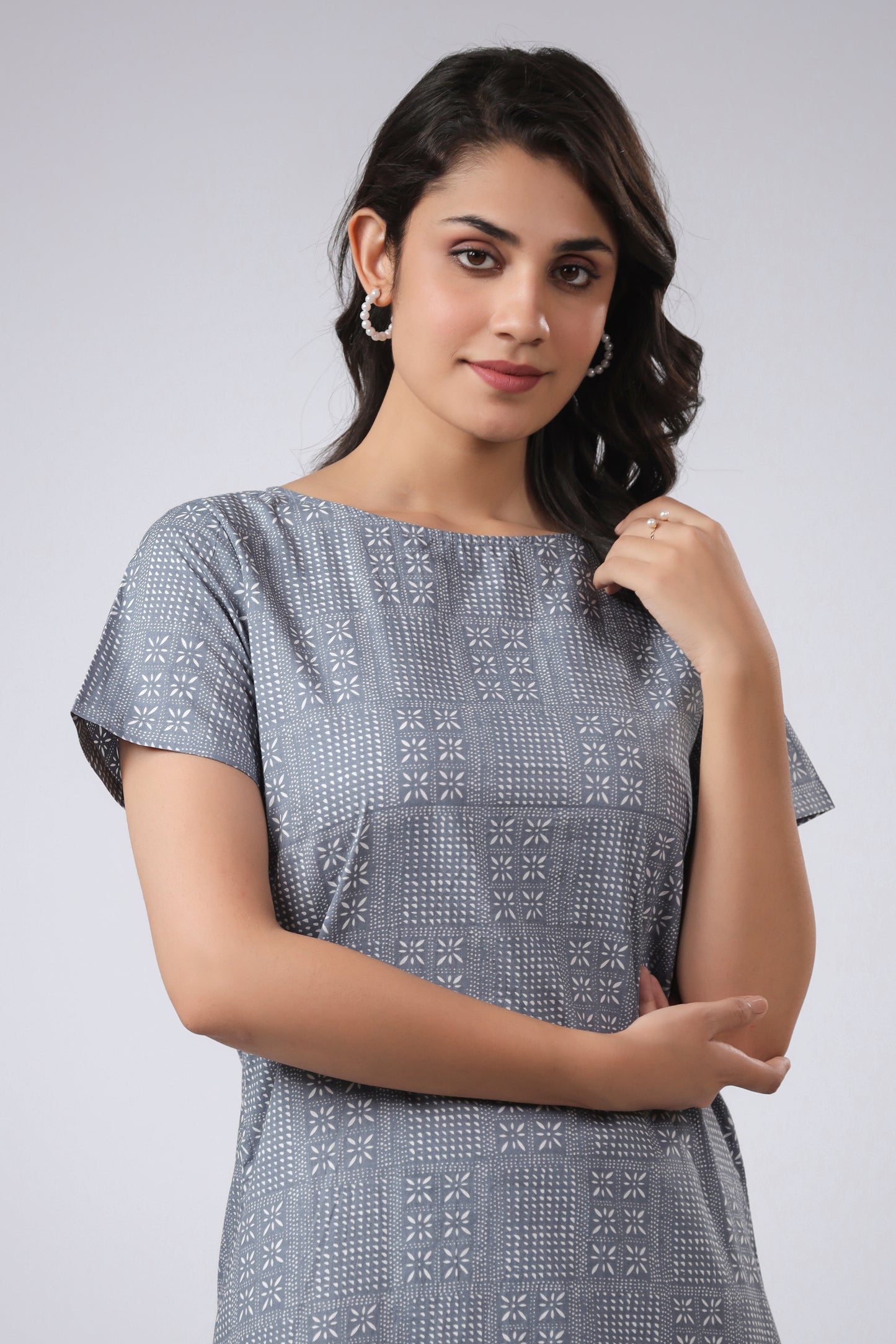 Sustainable BCI Cotton Luxe Lounge Night Dress